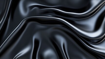 Obraz premium A sleek silver to matte black abstract gradient background. Featuring metallic silver blending into matte black. Emphasizing elegance and modernity. Ideal for luxury, tech, and automotive branding