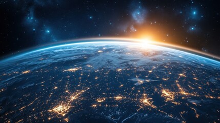 High-Tech Satellite Monitoring Earth&rsquo;s Illuminated Cities