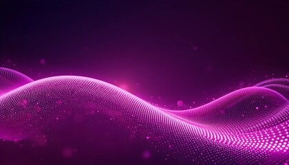 Deskripsi:
A vibrant digital rendering of glowing particles forming a dynamic circular pattern. The purple and blue tones create a futuristic, cosmic effect, resembling a swirling galaxy or digital vo