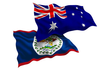 Australia and Belize Friendship Flags Diplomatic Relations of Two countries, Sports competition