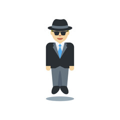 Levitating Businessman
