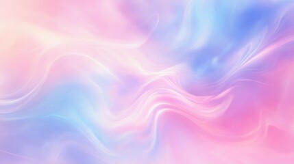 Obraz premium A soft cotton candy abstract gradient background. Featuring pastel pinks, blues, and purples. Emphasizing lightness and whimsy. Ideal for playful, dreamy visuals