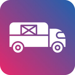Courier Service Vector Icon Style