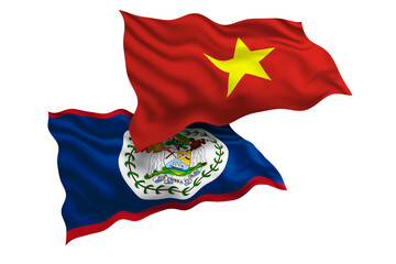 Vietnam and Belize Friendship Flags Diplomatic Relations of Two countries, Sports competition