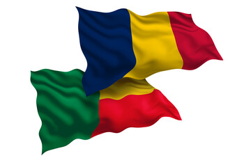 Chad and Benin Friendship Flags Diplomatic Relations of Two countries, Sports competition