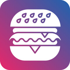 Burger Vector Icon Style