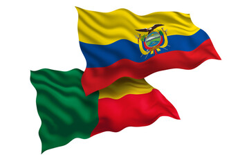 Ecuador and Benin Friendship Flags Diplomatic Relations of Two countries, Sports competition