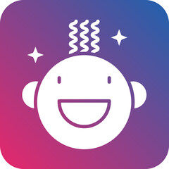 Happy baby Vector Icon Style