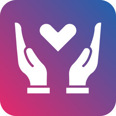 Holding hands Vector Icon Style