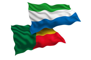 Sierra Leone and Benin Friendship Flags Diplomatic Relations of Two countries, Sports competition