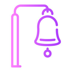 bell Line Gradient Icon