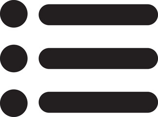 Fototapeta premium Hamburger web and mobile app menu icon in flat style. Vector buttons for website UI navigation. App menu for home or drop list and application drawer in mobile app isolated on transparent background.