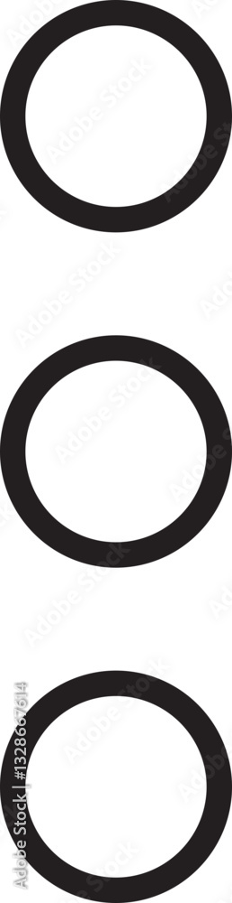 Poster hamburger web and mobile app menu icon outline style. vector buttons for website ui navigation. app 