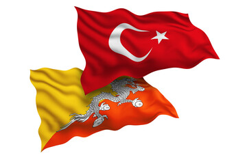 Turkey and Bhutan Friendship Flags Diplomatic Relations of Two countries, Sports competition