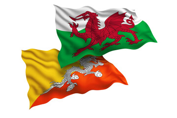 Wales and Bhutan Friendship Flags Diplomatic Relations of Two countries, Sports competition