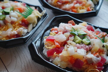 おいしい海鮮ちらし寿司をひな祭りに食べた