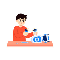 Robotic Technology Class Child Assembling Robot