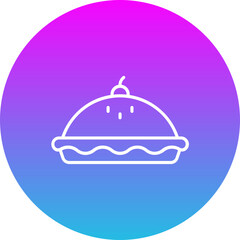 Fototapeta premium Cherry Pie Icon