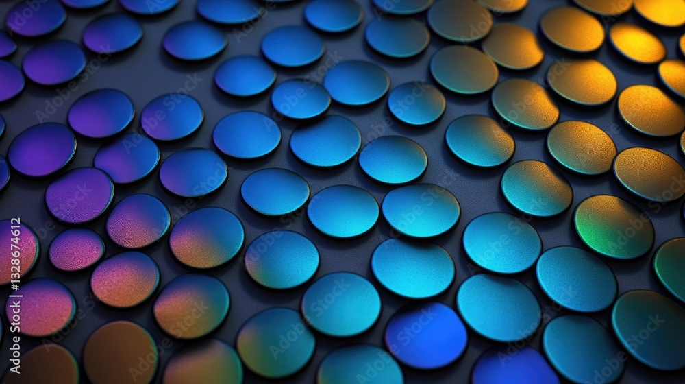 Poster colorful circular patterns abstract design digital art vibrant environment close-up viewpoint visual