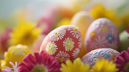 Fototapeta premium rabbit, bunny, easter, animal, toy, cute, holiday, egg, decoration, celebration, eggs, spring, color, colorful, symbol, food, season, april, colored, yellow, grass, green, illustration, design, easter