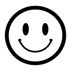 happy smiley face icon isolated PNG transparent