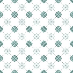seamless pattern with snowflakes