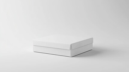 White Box Mockup: Simple Packaging Design.
