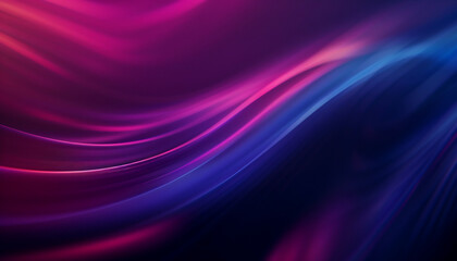 Fototapeta premium Colorful Abstract Holographic Gradient with Smooth Curved Lines