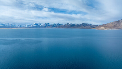 Beautiful lake landscape in tibet, China