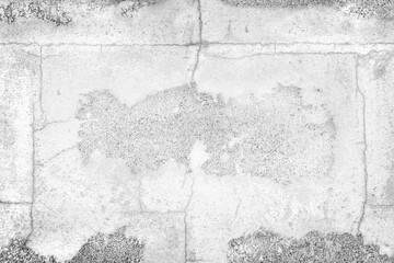 Cracked cement concrete wall texture background