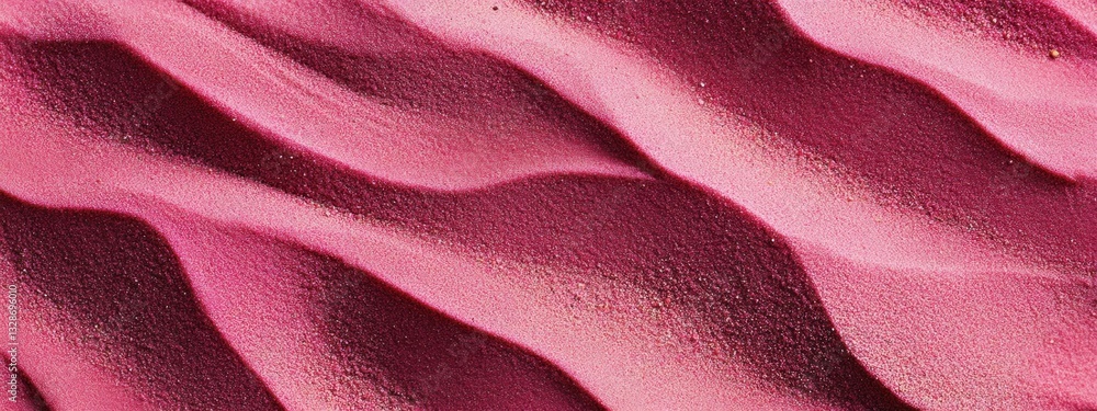 Aufkleber abstract pink sandy texture with wavy patterns and soft shadows