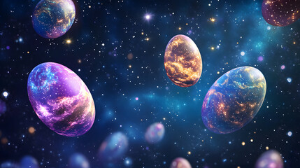 easter, egg, space, planet, star, sky, astronomy, galaxy, stars, moon, earth, sun, night, universe, light, planets, illustration, solar, cosmos, science, world, nebula, dark, eclipse, sphere, globe, g