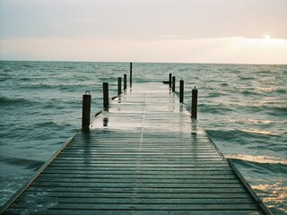 Obraz premium pier in the sea