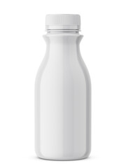 Dairy bottle mockup