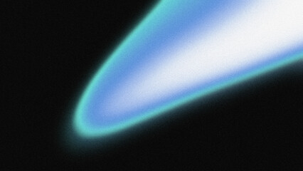 Blue and cyan grainy background. Glowing noise texture poster header banner wallpaper design