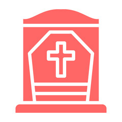 Fototapeta premium Vector Design Cemetery Icon Style