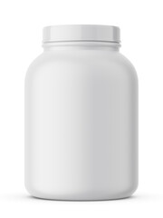 Large nutrition jar mockup
