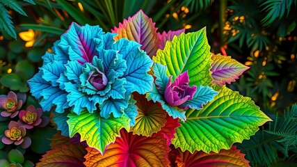 "Vibrant Painted Nettle Shrub