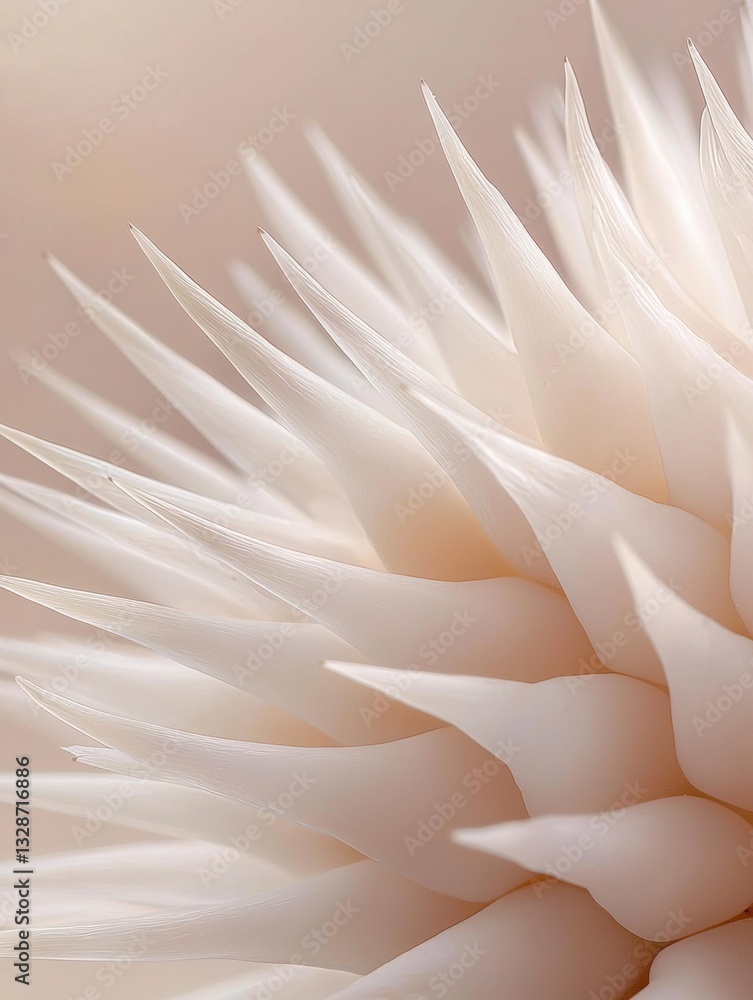 Aufkleber close-up of a flower petal. the petal is a pale pink color and has a smooth texture. it is arranged 