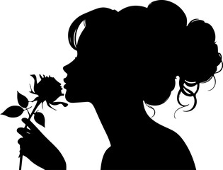 silhouette of a woman