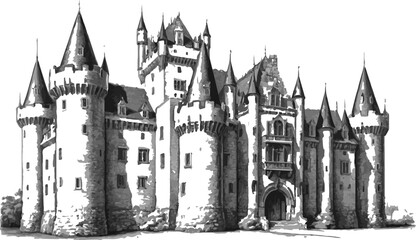 Obraz premium old castle in prague