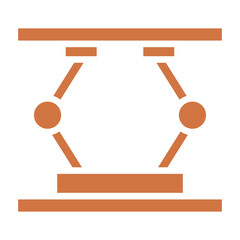 Hydraulic Jack Vector Design Icon Style