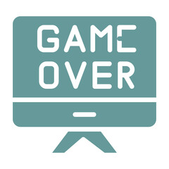 Game Over Vector Design Icon Style
