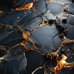 Elegant Abstract Marble Design with Gold and Gray Accents