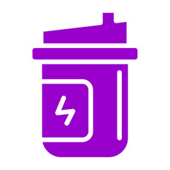 Protein Shake Vector Design Icon Style