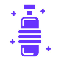 Water Bottle Vector Design Icon Style