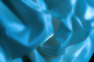 Shiny Blue Fabric Texture – Elegant Abstract Background