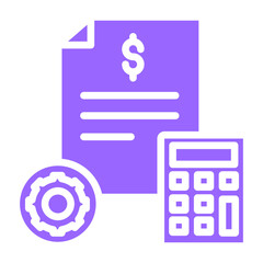 Vector Design Expenses Icon Style