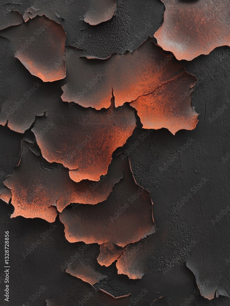 Poster close-up of a textured surface with a dark background. the surface appears to be made of a rough, te