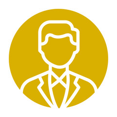 Vector Design Profile Icon Style